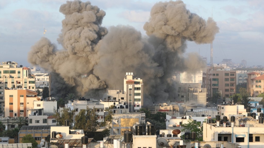 Israel Hamas war: Israeli strike on school kills 13 in central Gaza