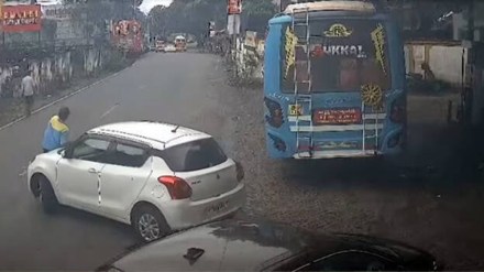 Kerala cop hits, drives off with petrol pump staffer on bonnet after being asked to pay for fuel