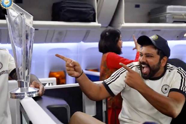Rohit and Player of the Final Kohli, both of whom retired from T20Is at the end of India's campaign, were among the last to come out of the VIP exit. (PTI)