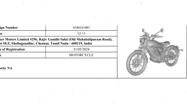 Royal Enfield electric bike patent