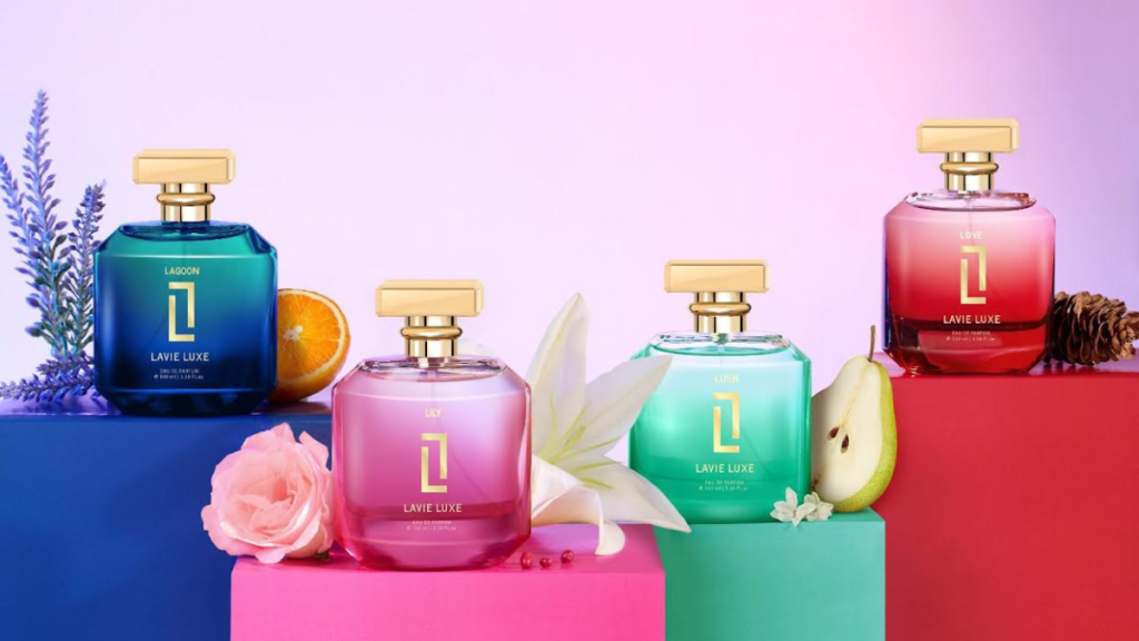 Lavie Luxe's new perfumes feature an 18% fragrance concentration and include a moisturiser component, as per the company.