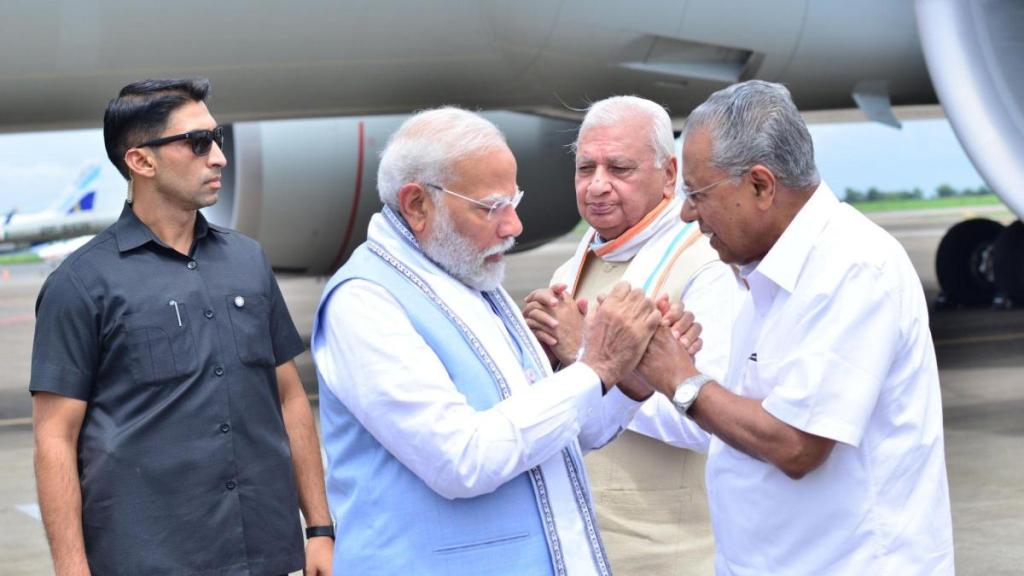 pm modi, pm modi in wayanad, wayanad landslides, pm in wayanad, pm modi in kerala