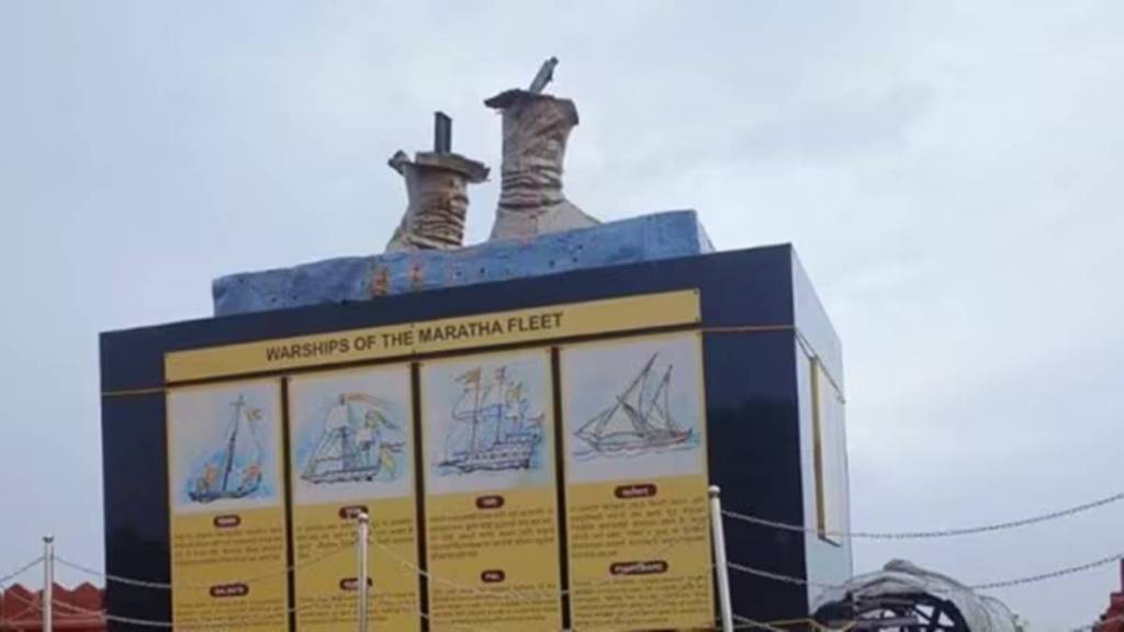 Shivaji Maharaj statue collapse, consultant arrested from kolhapur