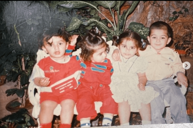 Sonam Kapoor posted this childhood photo of hers along with her siblings and cousin Arjun Kapoor. “Happy rakhi to my crazies. Love you all. Don’t worry I’ve got your back..,” she captioned the picture. (Photo: Instagram)