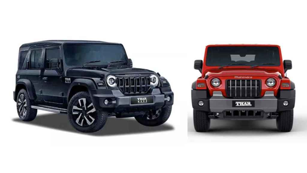 mahindra thar roxx vs thar
