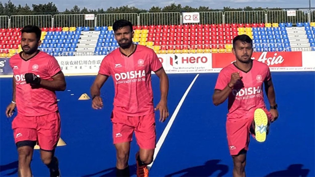 Team India Trains in Moqi. (Image Source: ANI)