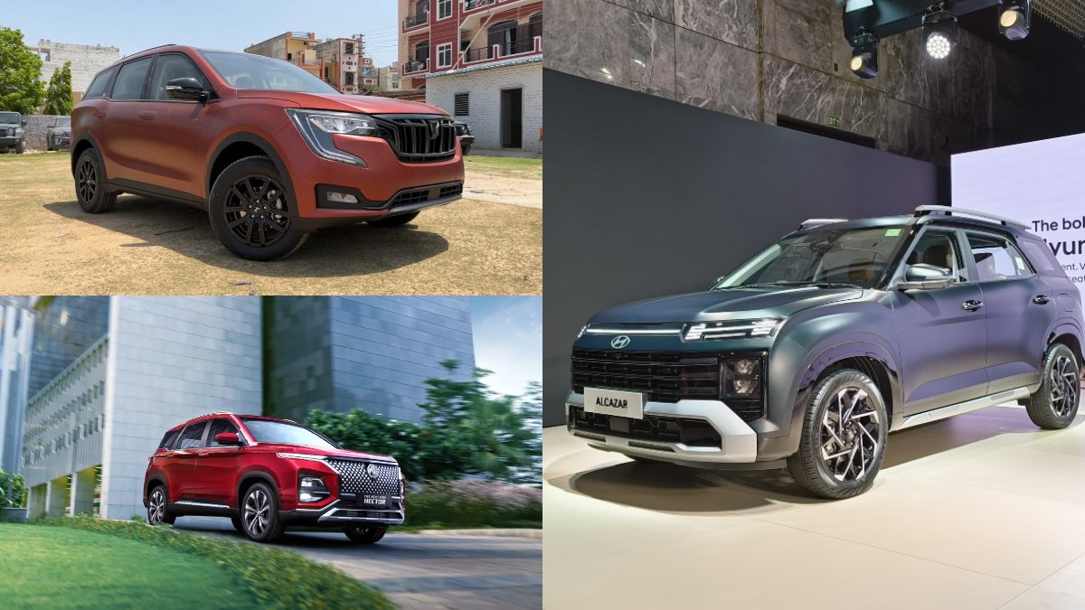 Hyundai Alcazar vs Mahindra XUV700 vs MG Hector Plus Petrol engine