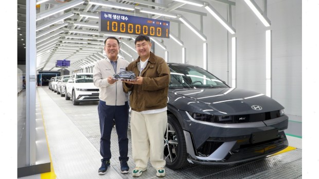 Hyundai motor achieves 100M units global production
