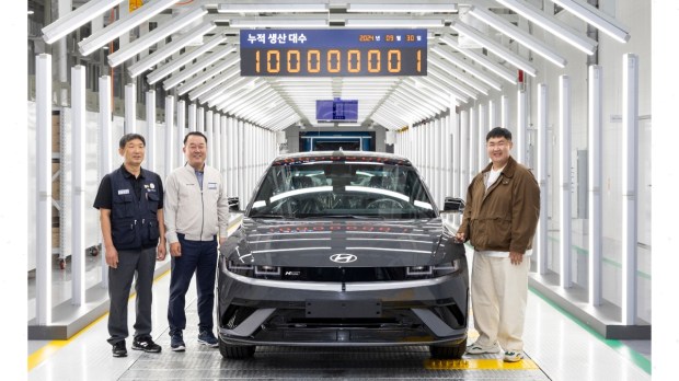 Hyundai Motor achieves 100M units global production