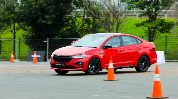 Skoda Slavia Monte Carlo autocross