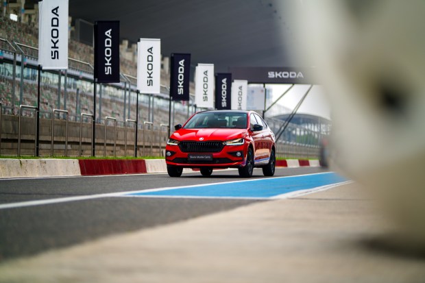 Skoda Slavia Monte Carlo track