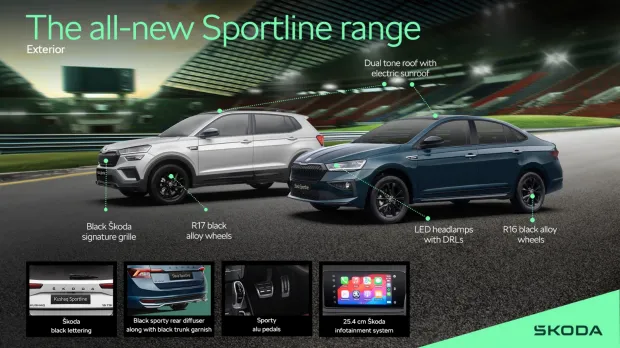 Skoda Kushaq and Slavia Sportline