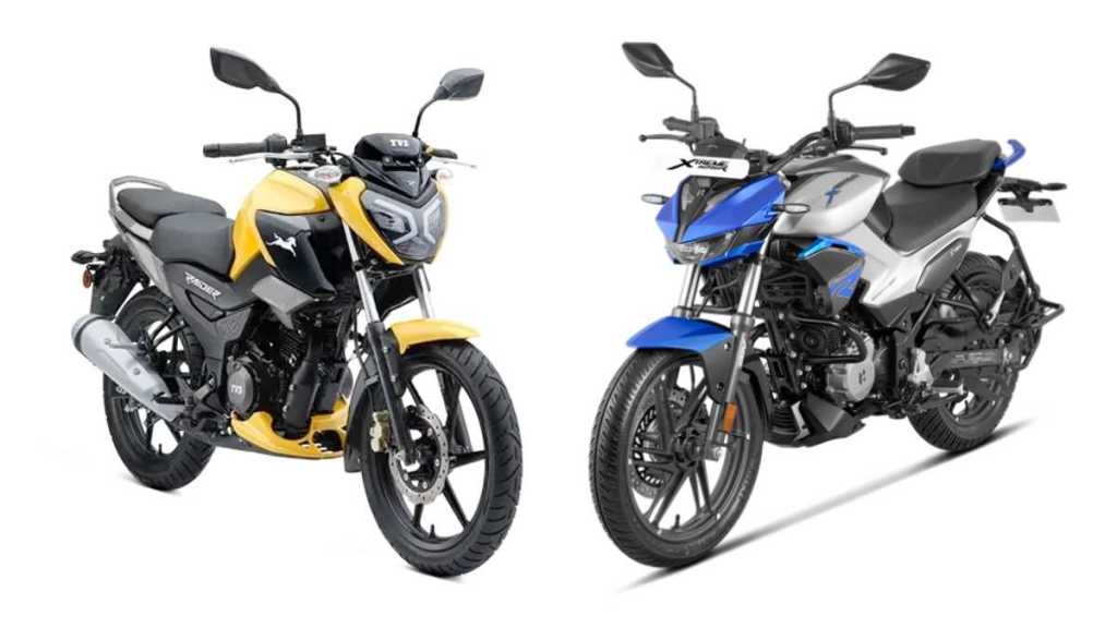 tvs raider vs hero xtreme