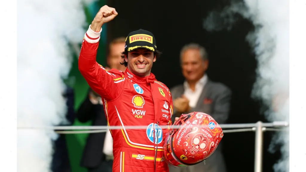Carlos Sainz wins in F1 Mexican GP