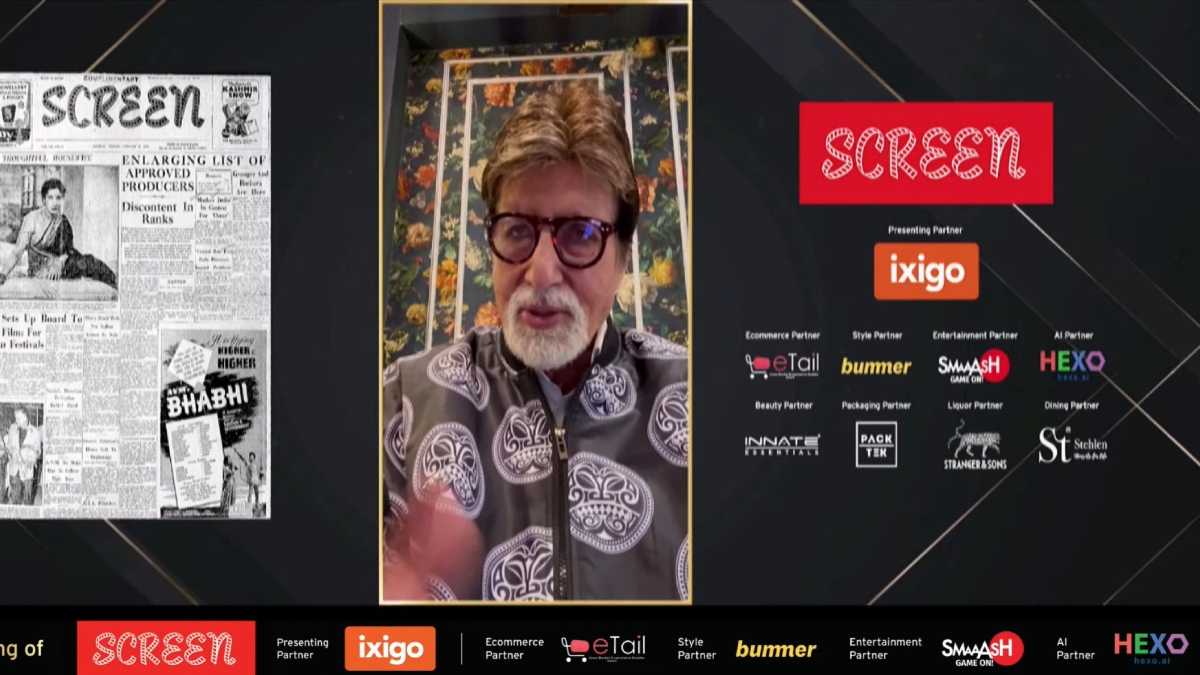 Amitabh Bachchan extends his best wishes as SCREEN magazine returns