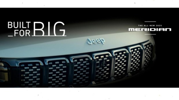 Jeep Meridian facelift teaser