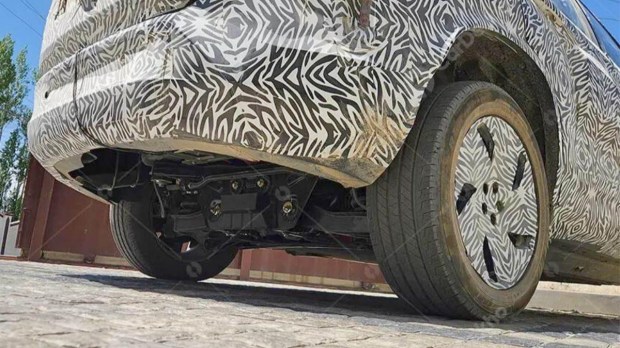 Tata Harrier EV spied
