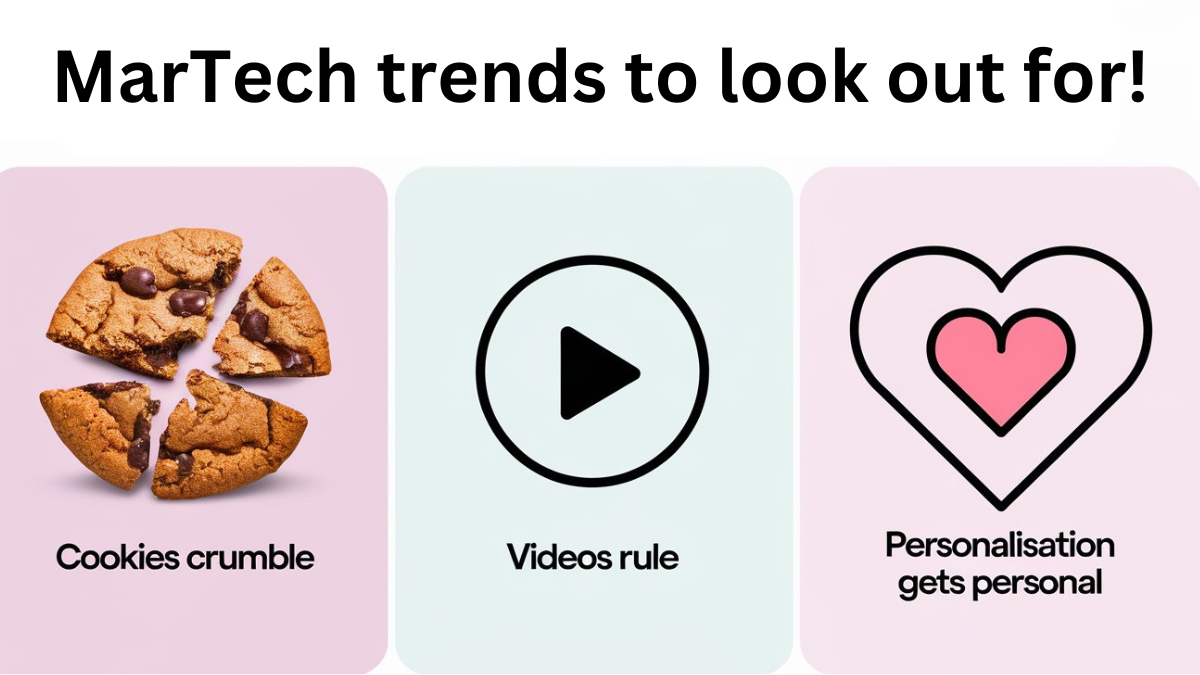 MarTech trends 2024 Cookies crumble, videos rule, and personalisation