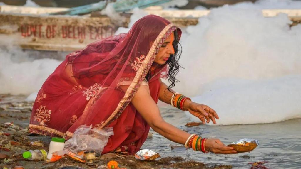 aap, bjp, chhath puja