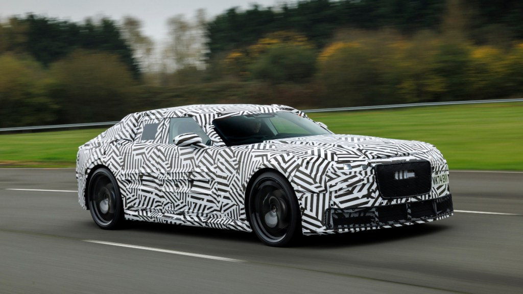 Jaguar EV on testing