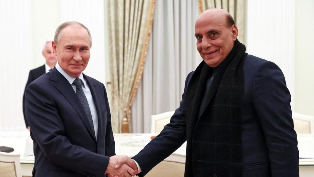 The leaders expressed confidence that the strategic partnership between India and Russia has immense potential. (Image Source: Reuters)