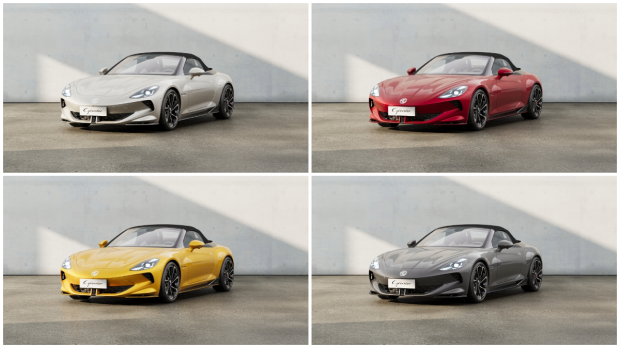 MG Cyberster colour options