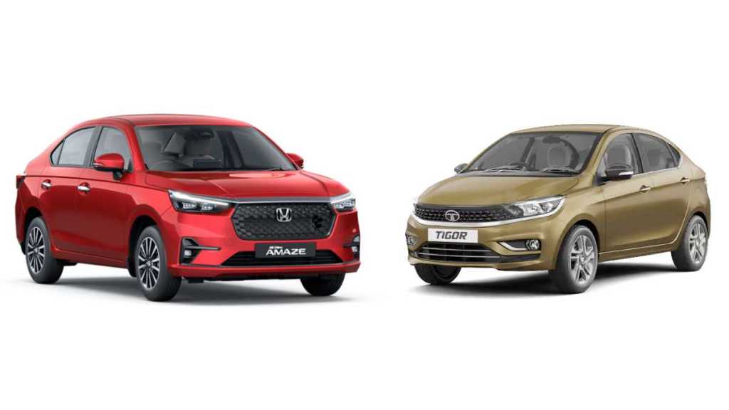 honda amaze vs tata tigor