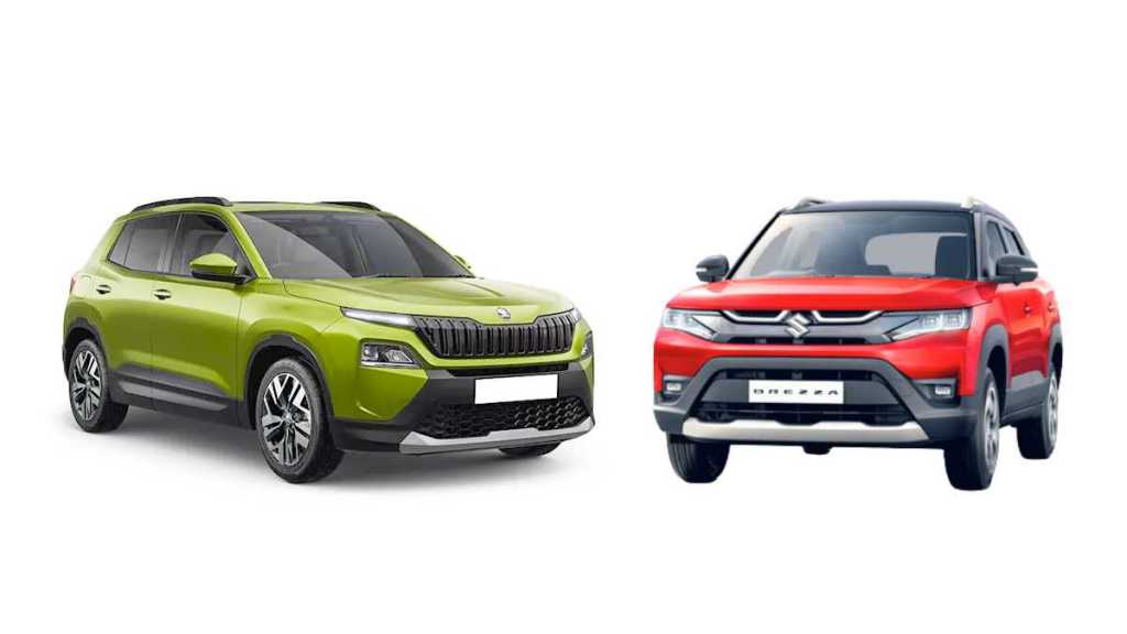 skoda kylaq vs brezza