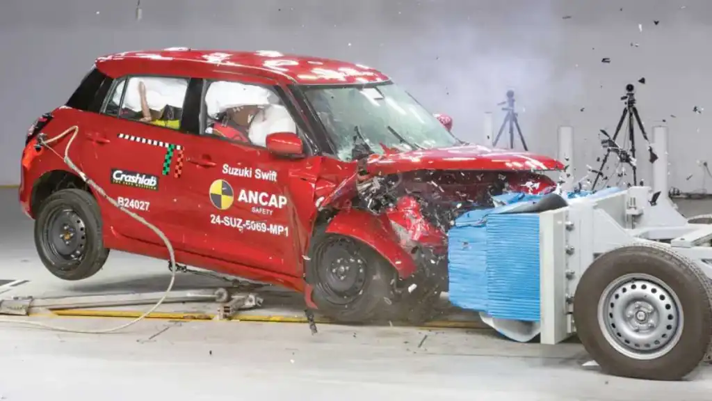 maruti swift crash test