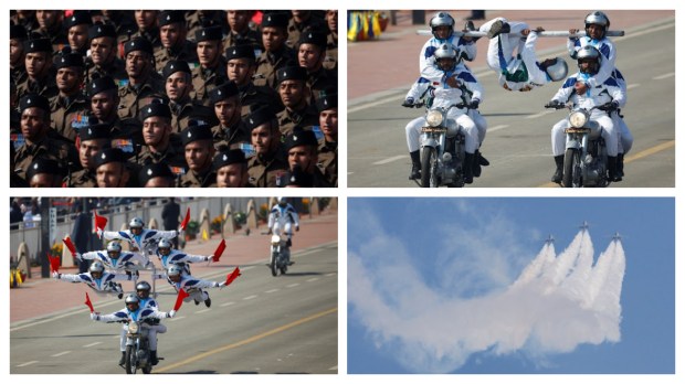 India's 76th Republic Day parade in New Delhi featured spectacular displays, including daring performances by the Border Security Force (BSF) daredevil team, as well as impressive marches by both Indian and Indonesian military bands. Indian soldiers proudly showcased their strength, while military vehicles and fighter jets highlighted the nation’s defense capabilities. The 76th Republic Day Parade at Delhi's Kartavya Path featured tableaux from 16 States/UTs and 10 Union Ministries/Departments, showcasing India's diversity and achievements.