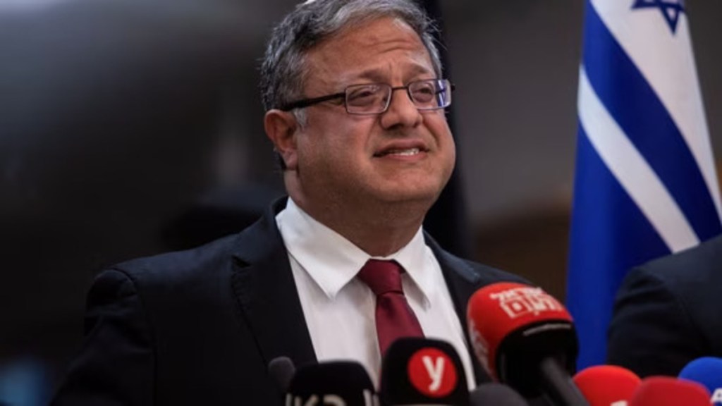 Hardline Israeli National Security Minister Itamar Ben-Gvir, along with two other ministers resigns. (Image Source: Reuters)