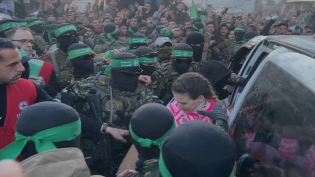 Three Israeli hostages transferred to Israeli military after Hamas agreement