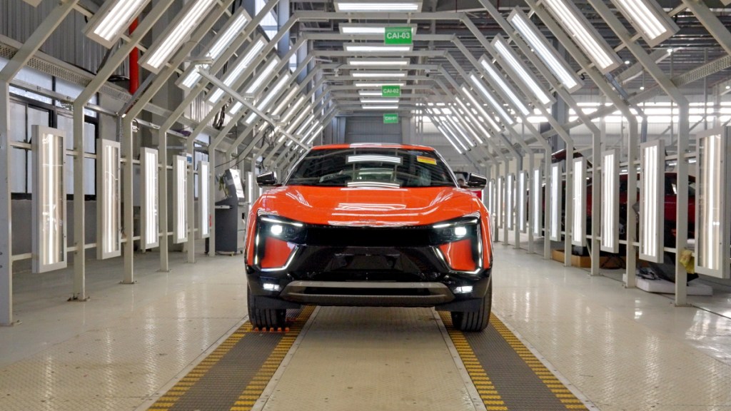 Mahindra BE 6 assembly