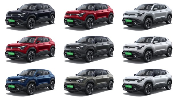 Maruti e Vitara colour options