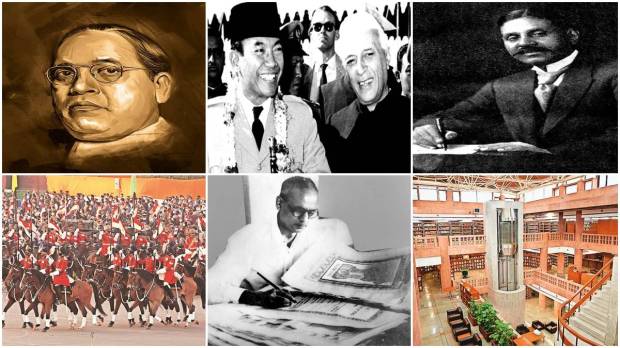 Answer these questions about the Constitution, the constituent assembly, and India’s Republic Day celebrations...