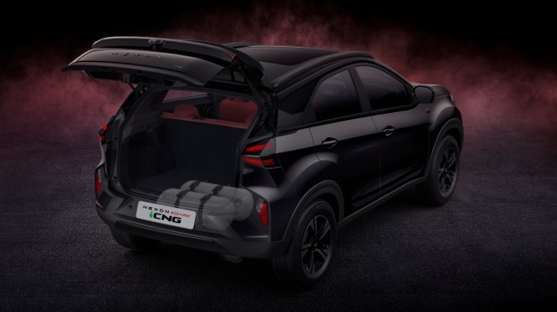 Tata Nexon iCNG Red Dark Boot