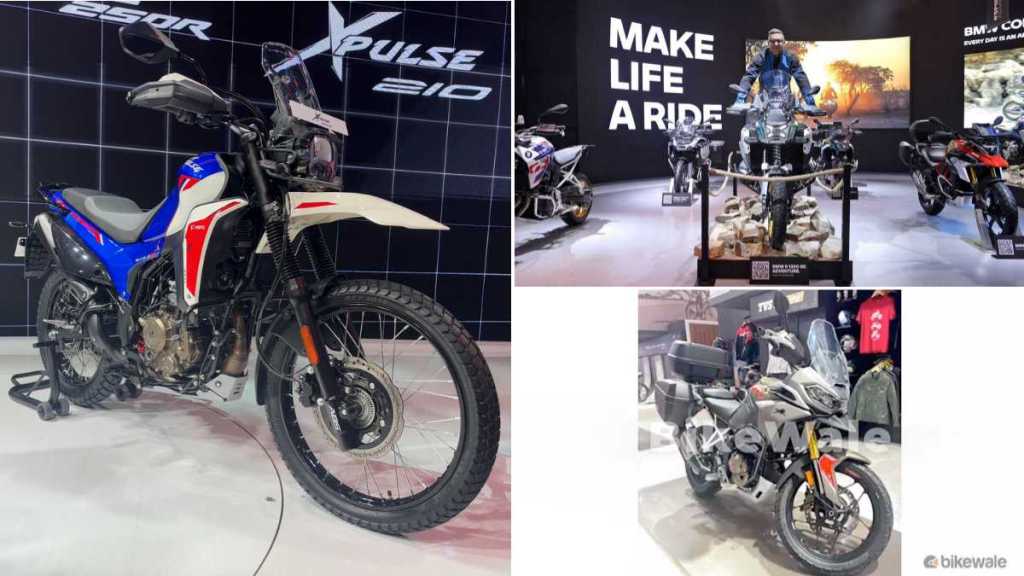 adventure bikes at bharat mobility expo