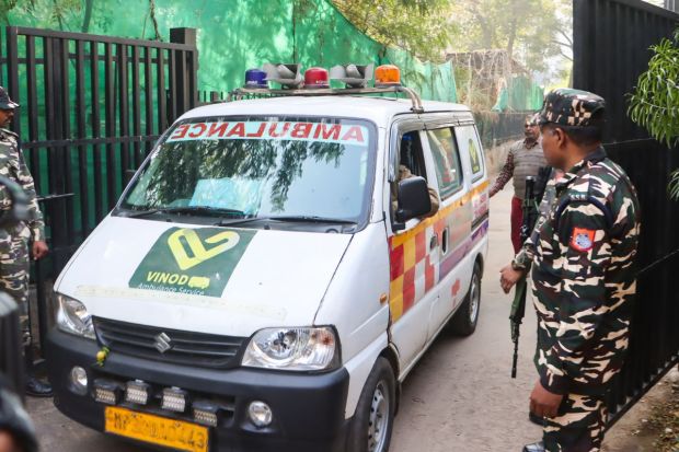 Injured and critical passengers were taken to the Lok Nayak Jai Prakash (LNJP) Hospital in ambulances as the officials took charge while managing the crisis. (Image: PTI)