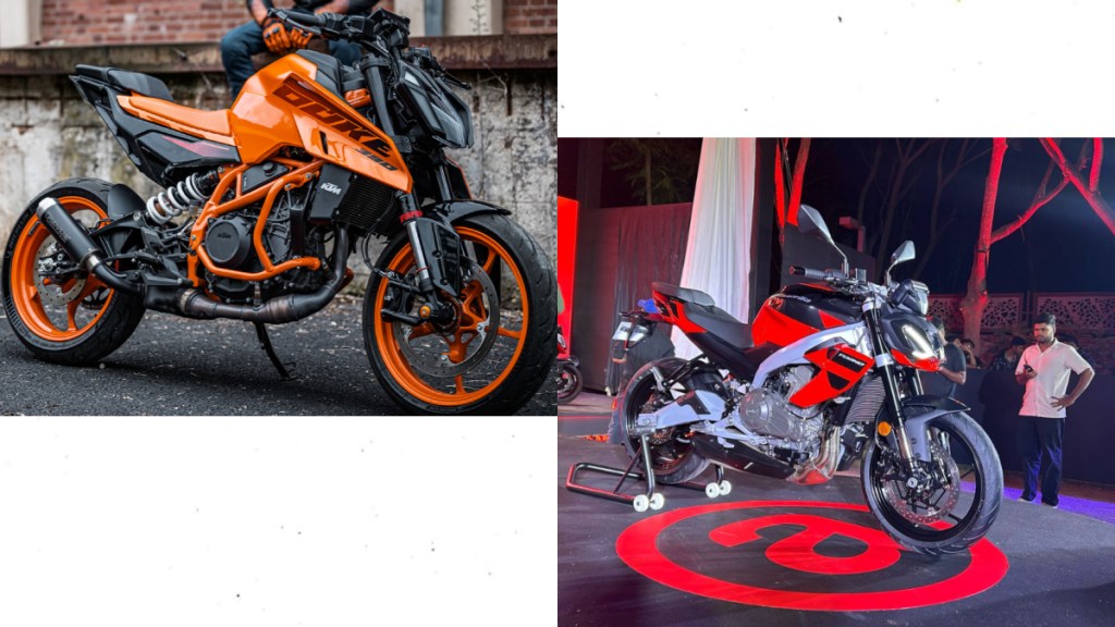 Aprilia Tuono 457 vs KTM 390 Duke