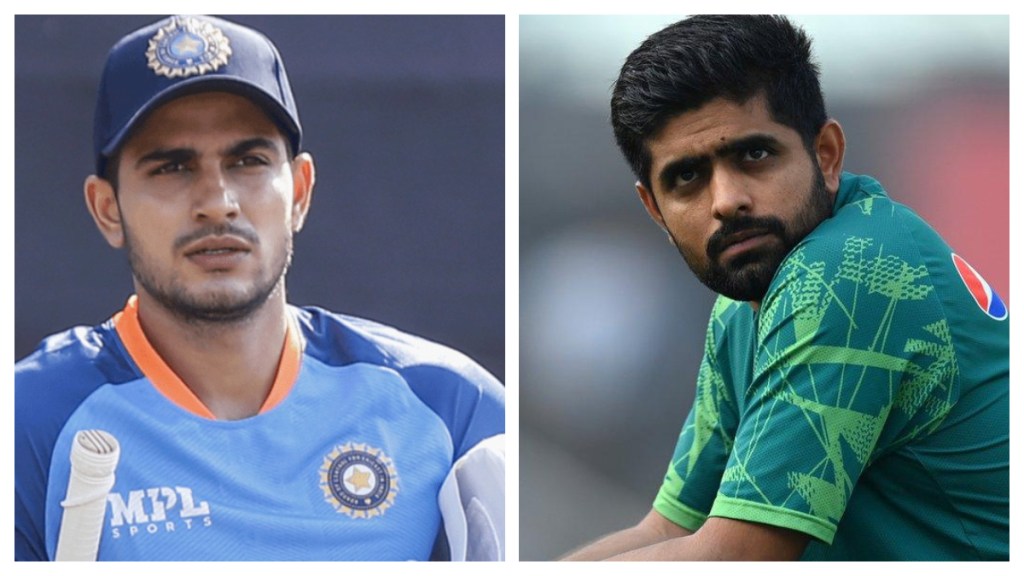 Shubham Gill (Left) and Babar Azam (Right). (Image Source: File Photo)