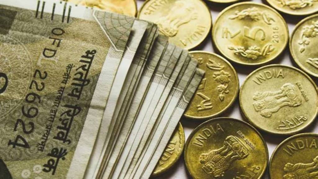 Rupee slips