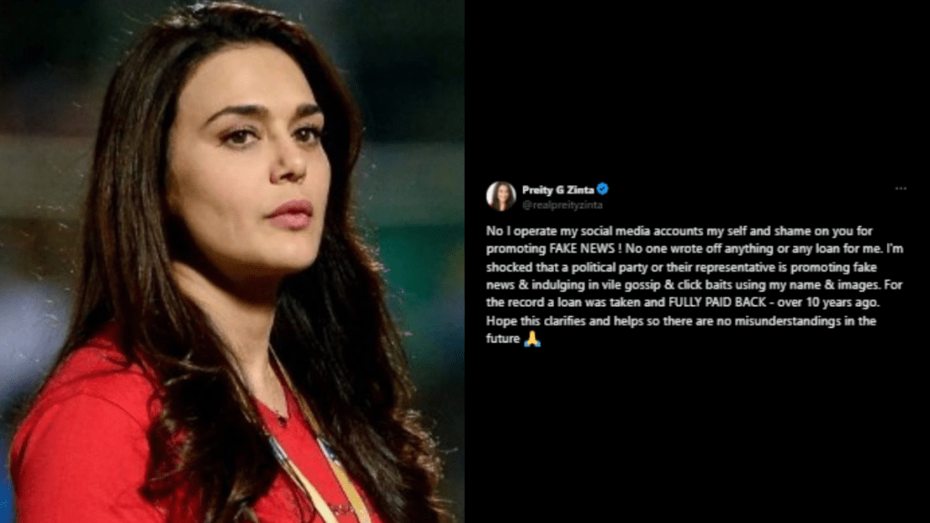 Zinta’s response triggered a wave of reactions online.