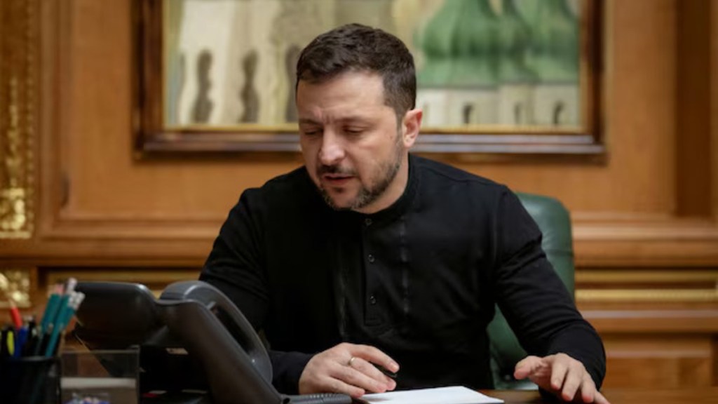 Ukrainian President Volodymyr Zelensky