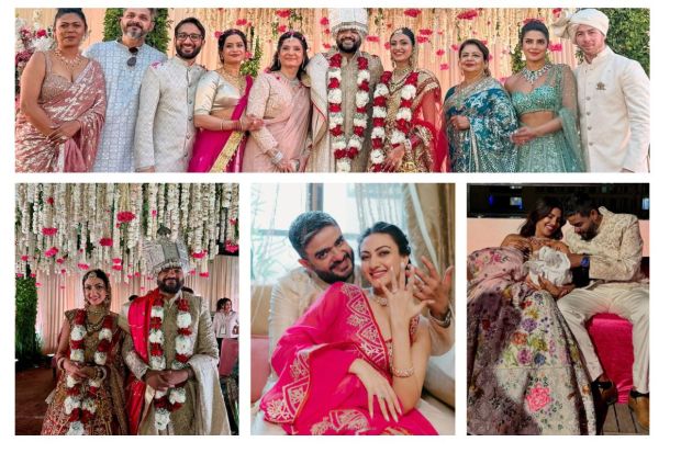 Global icon, Priyanka Chopra Jonas’ brother, Siddharth Chopra, tied the knot with Neelam Upadhyay in a beautiful ceremony in Mumbai yesterday. The wedding was an intimate yet grand affair, attended by close family and friends, including his mother Madhu Chopra, brother-in-law Nick Jonas and his parents, cousin Parineeti Chopra, and her husband, Raghav Chadha, among others. Following the lavish yet intimate celebrations, the newlyweds made their first public appearance at their wedding party, marking the beginning of their new journey together.