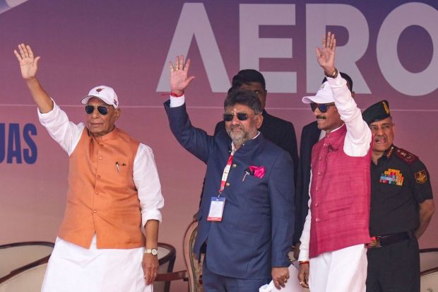 The inauguration of the mega aer show has been called 