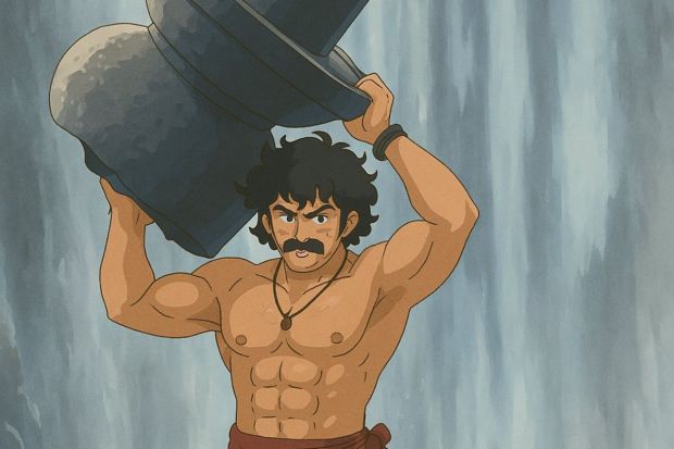 Recreating the iconic scene from film, Bahubali, netizens shared their creativity using AI. (Image: X)