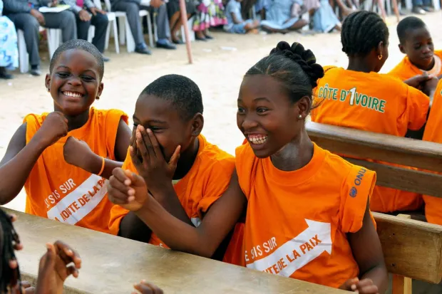 Under the peacekeeping initiative, the UNOCI ran sensitisation and awareness about peace and human rights in schools and successfully completed its mandate in June 2017. (Image: UN Photo)