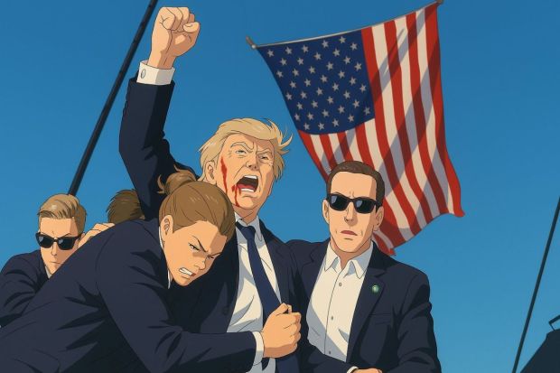 Remembering the US President Trump shooting earlier this year, ChatGPT 4o turned heads and raised eyeballs as to how far will it go to create images. (Image: X)