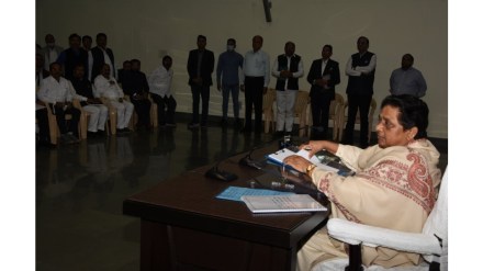 BSP chief Mayawati expels nephew Akash from party positions, appoints brother Anand Kumar as national coordinator. (Image Source: X/@Mayawati)