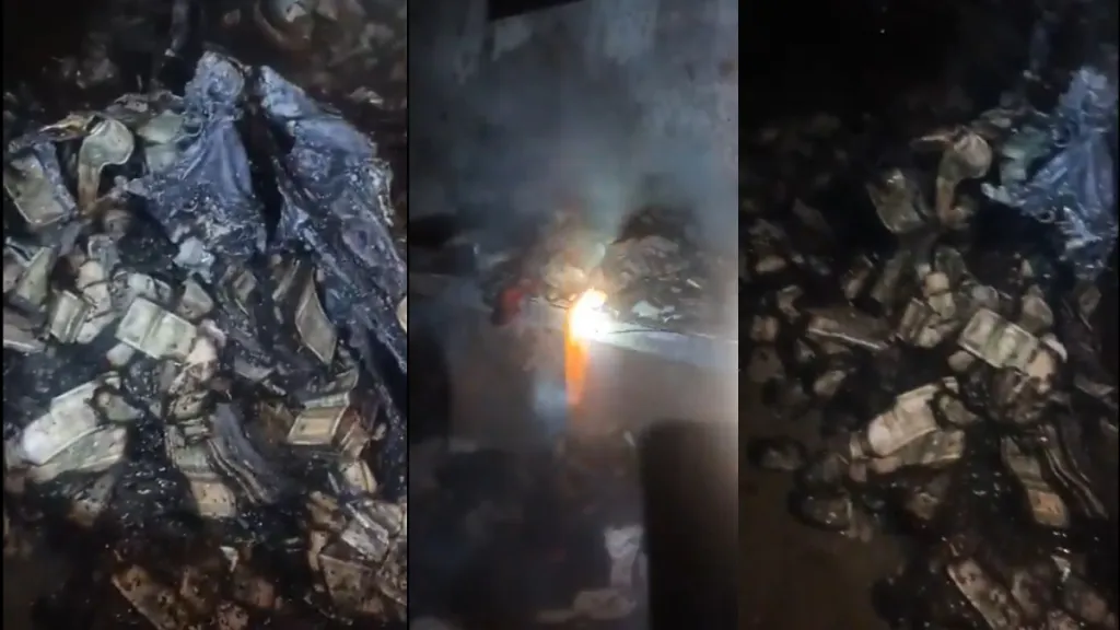 SC uploads video of burnt cash at Delhi HC Judge Yashwant Varma's residence; Netizens reacts